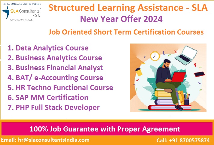 Microsoft Business Analyst Training Course in Delhi, Business Analytics Training in Noida, Business Analytics Institute in Faridabad, 100% Job[Grow Skill in '24] - SLA Analytics and Data Science Certification Institute, get Accenture Certification,